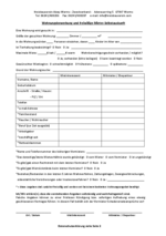 Formular zur Wohnungsbewerbung mit Selbstauskunft und Datenschutzerklärung (PDF-Dokument)